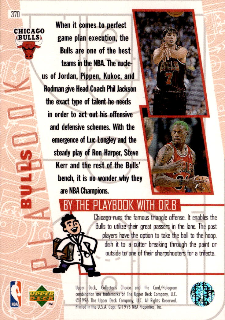 1996-97 Collector's Choice #370 Bulls Playbook PLAY