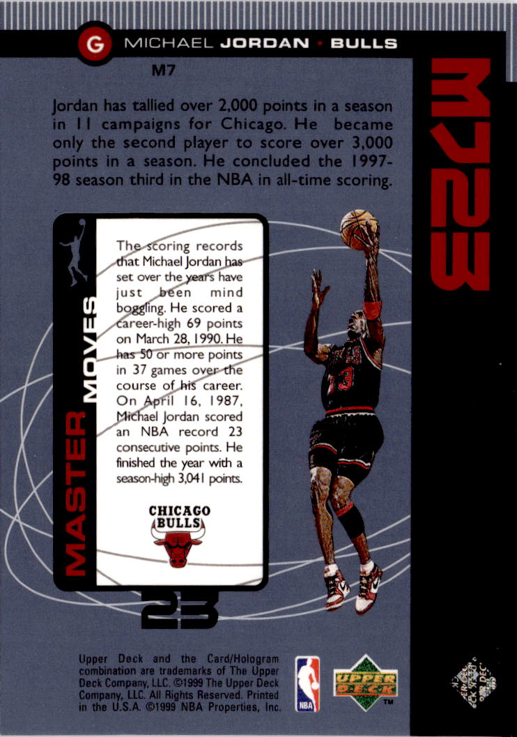 1998-99 Upper Deck #M7 Michael Jordan MJ23