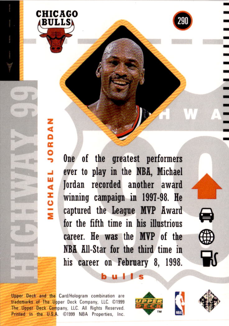 1998-99 Upper Deck #290 Michael Jordan