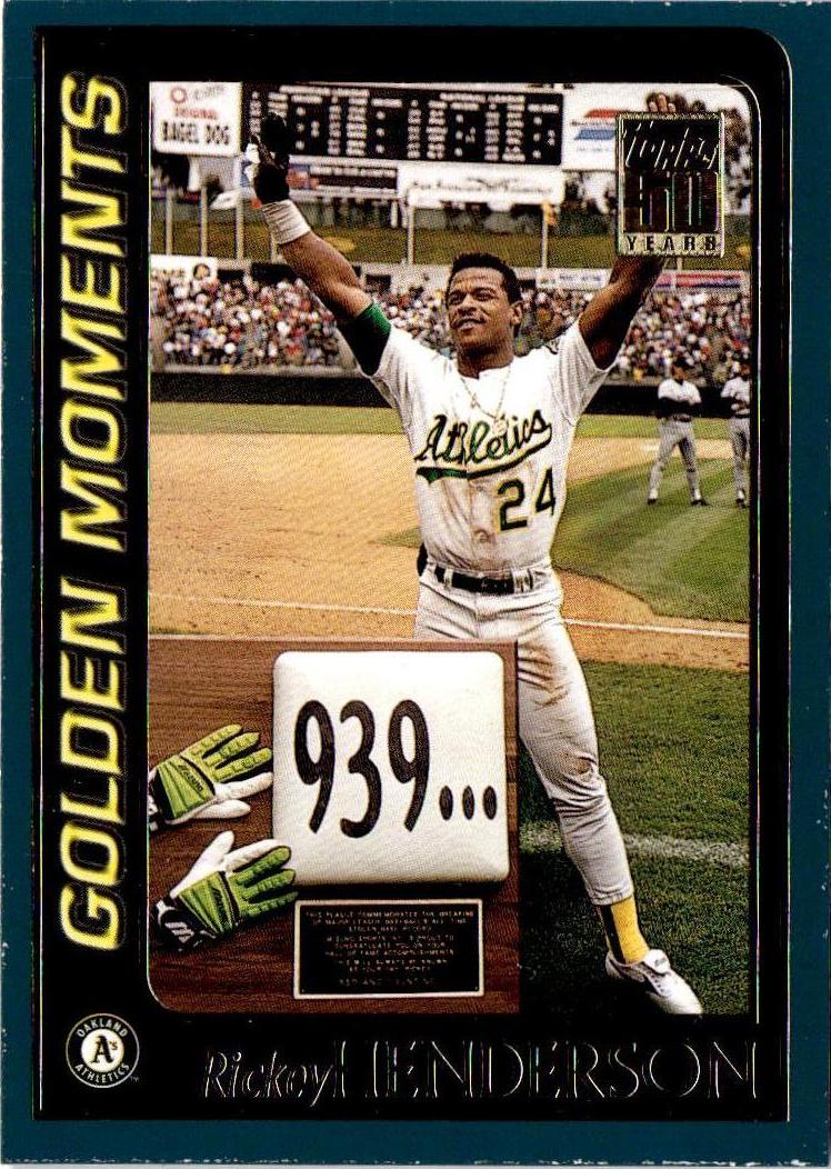 2001 Topps #787 Rickey Henderson