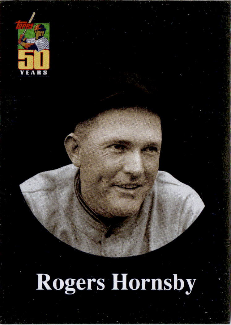 2001 Topps #BT6 Rogers Hornsby Before There Was Topps