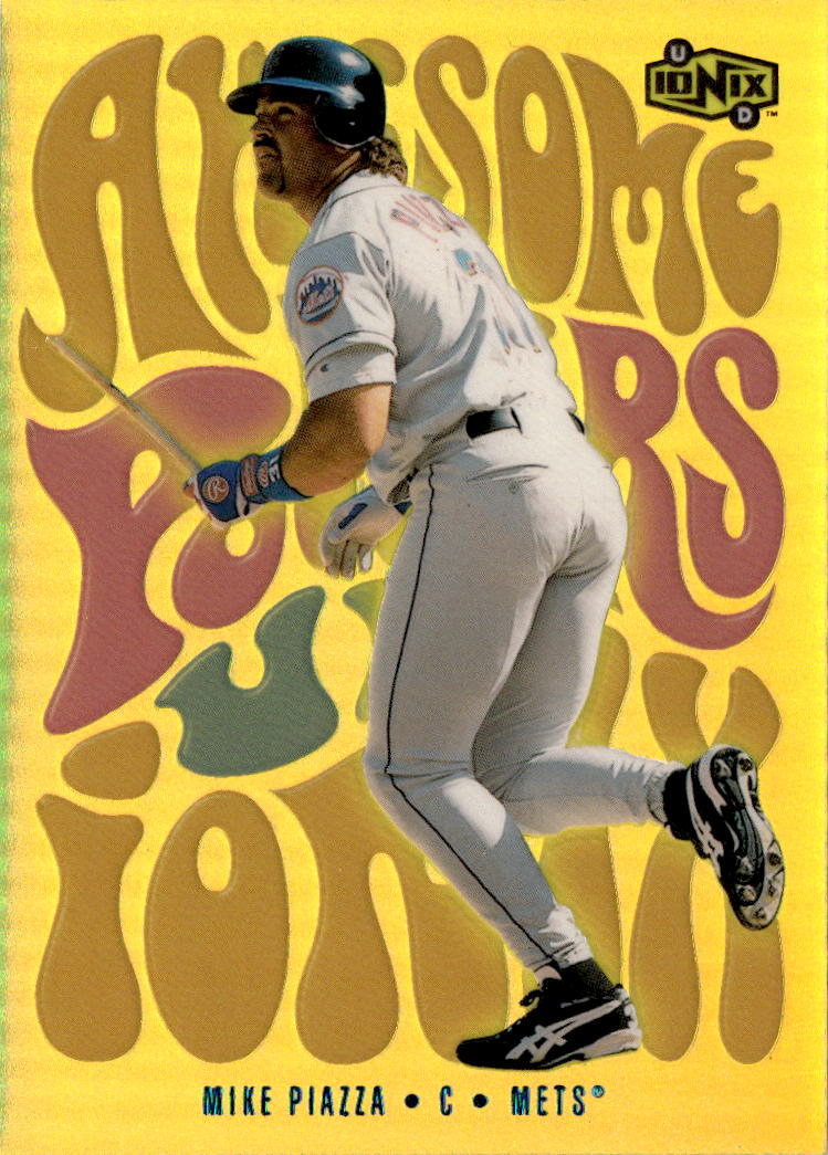 2000 UD Ionix #AP2 Mike Piazza Awesome Powers
