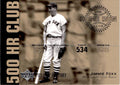 2002 Upper Deck Piece of History #HR2 Jimmie Foxx 500 Home Run Club