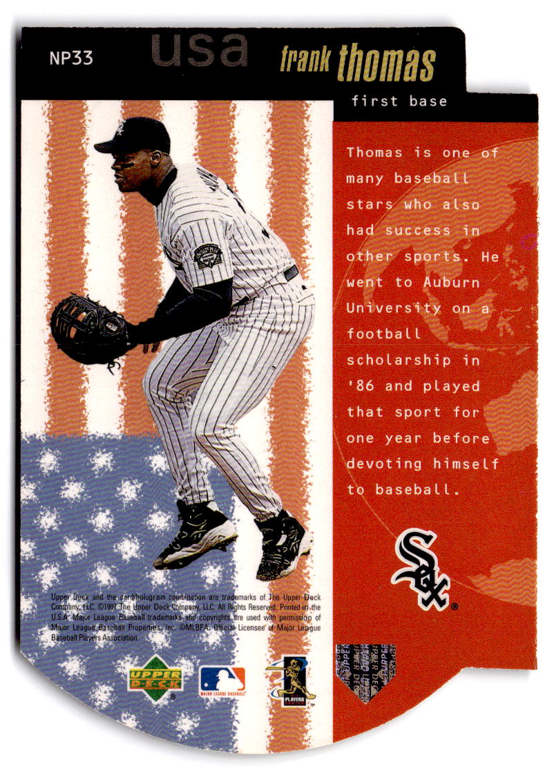 1998 Upper Deck #NP33 Frank Thomas National Pride