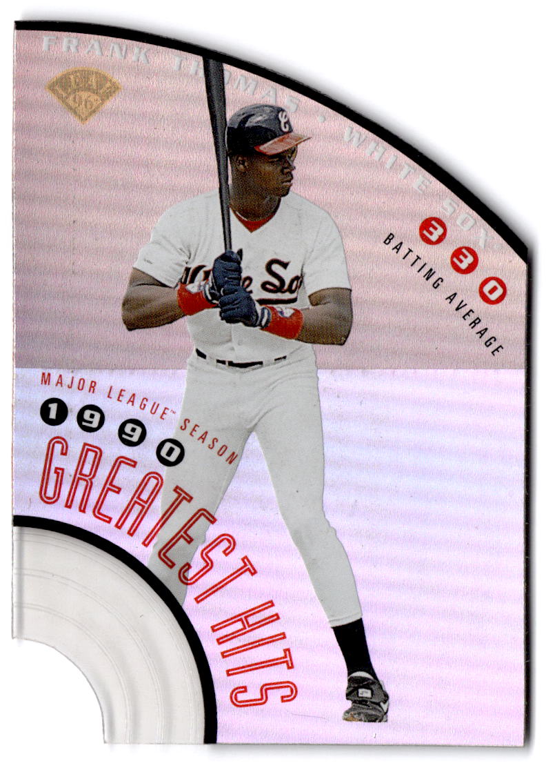 1996 Leaf #1 Frank Thomas Frank Thomas' Greatest Hits #/5000