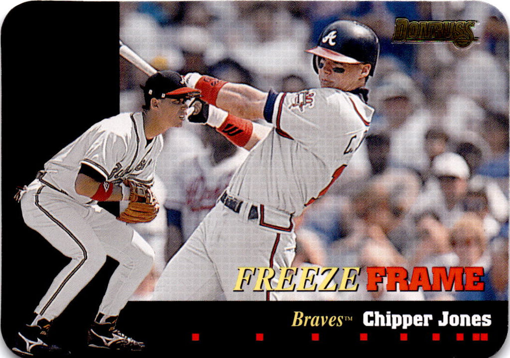 1996 Donruss #7 Chipper Jones Freeze Frame #/5000
