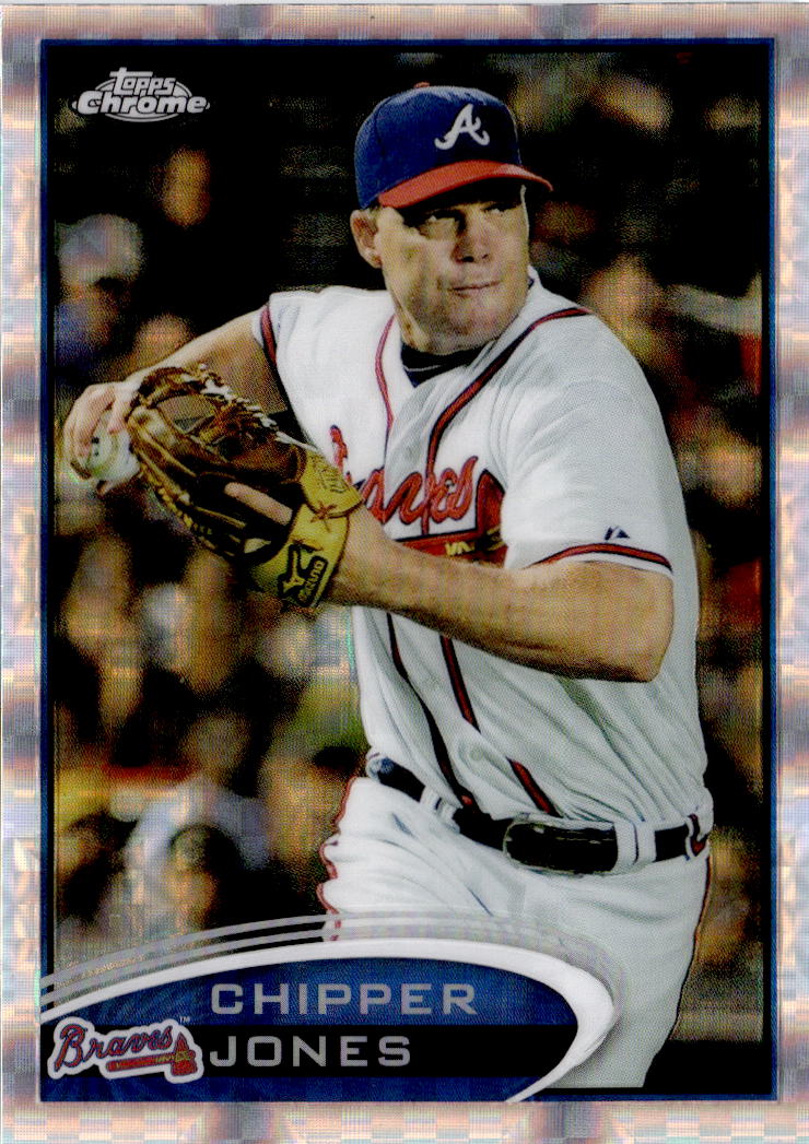 2012 Topps Chrome #96 Chipper Jones X-Fractors