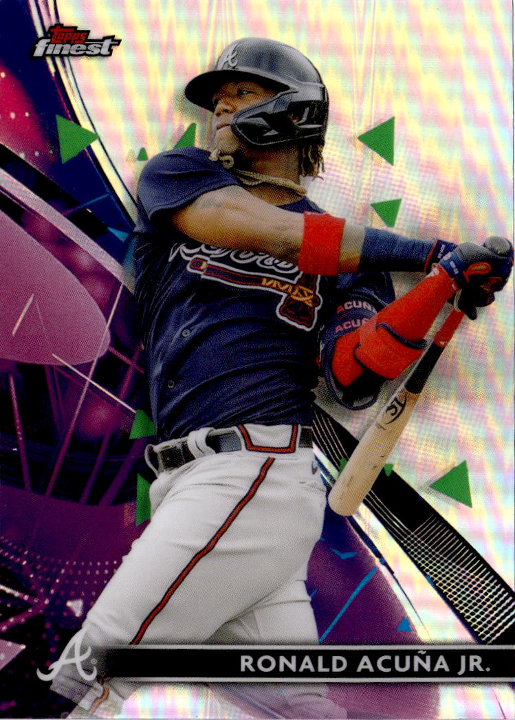 2021 Finest #62 Ronald Acuña Jr. Refractor