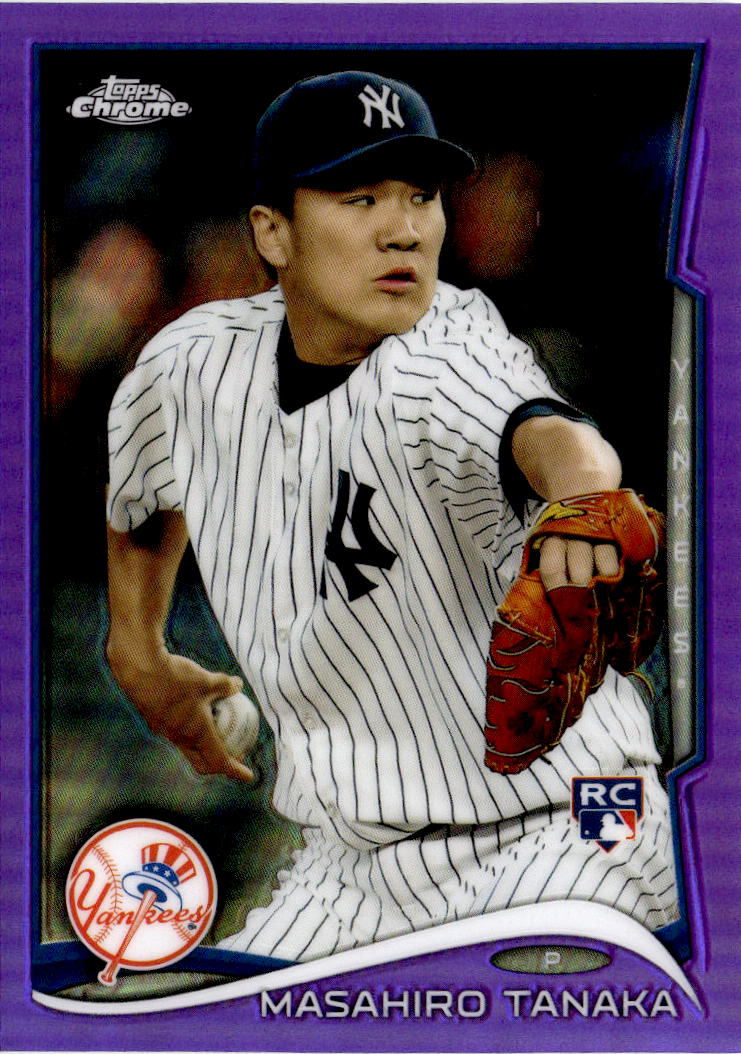 2014 Topps Chrome #10 Masahiro Tanaka Purple Refractors