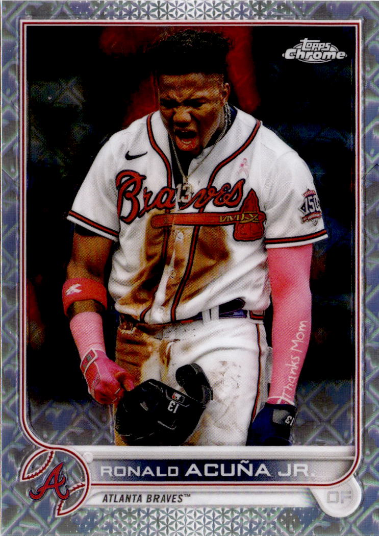 2022 Topps Chrome Logofractor Edition #110 Ronald Acuña Jr.