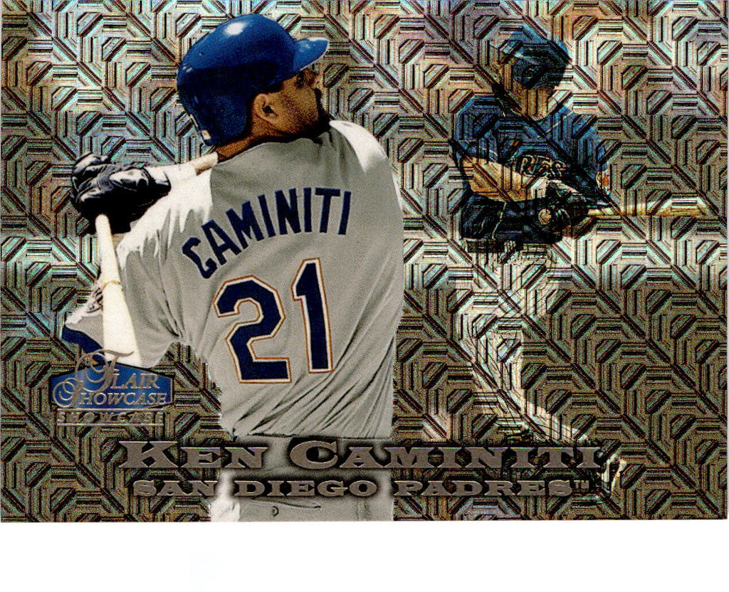 1998 Flair Showcase #55 Ken Caminiti Flair Showcase Row 0 (Showcase) #/500