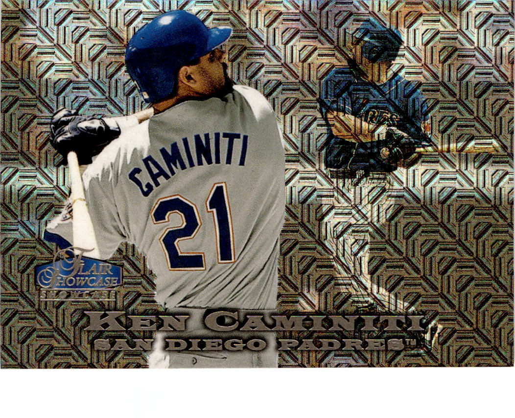 1998 Flair Showcase #55 Ken Caminiti Flair Showcase Row 0 (Showcase) #/500
