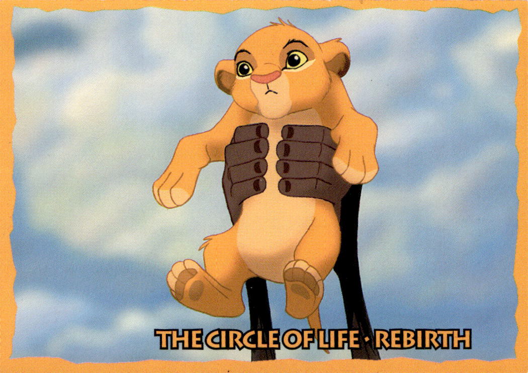1994 SkyBox The Lion King Series 1 & 2 #82 The Circle of Life - Rebirth