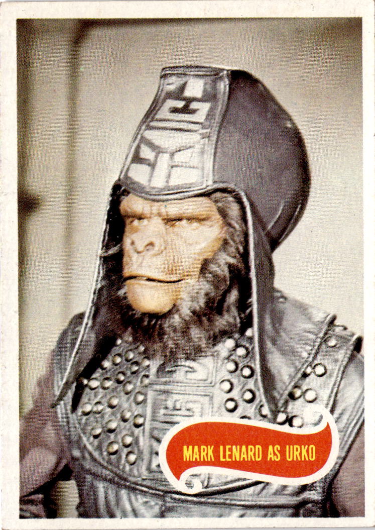1975 Topps Planet of the Apes #59 Mark Lenard as Urko