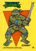 1989 Topps Teenage Mutant Ninja Turtles #4 Leonardo Stickers (Series One)