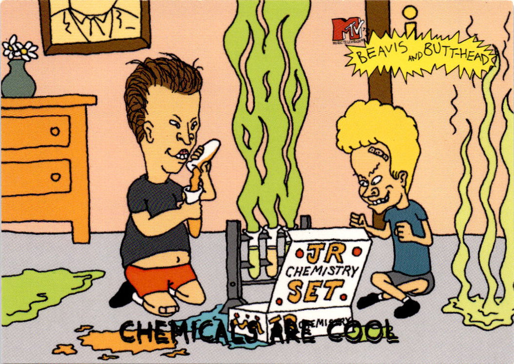 1994 Ultra Beavis and Butt-Head #6925 Chemicals are Cool