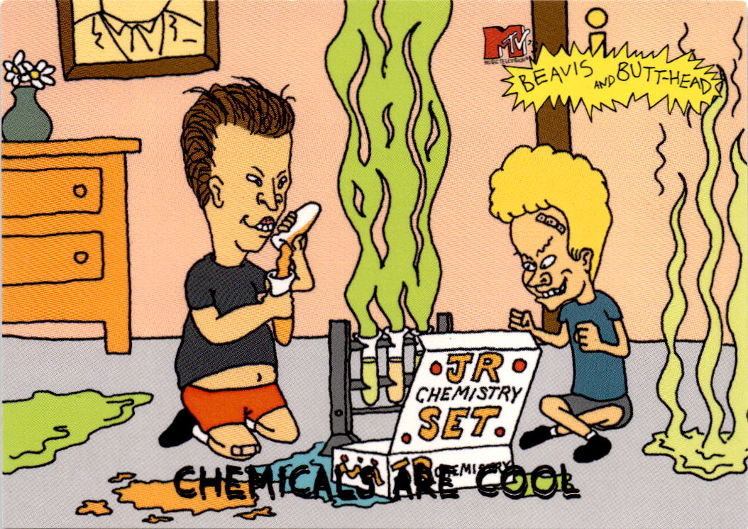 1994 Ultra Beavis and Butt-Head #6925 Chemicals are Cool