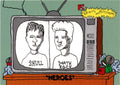 1994 Ultra Beavis and Butt-Head #1969 "Heroes"