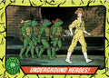 1989 Topps Teenage Mutant Ninja Turtles #28 Underground Heroes!