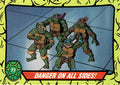 1989 Topps Teenage Mutant Ninja Turtles Danger on All Sides!