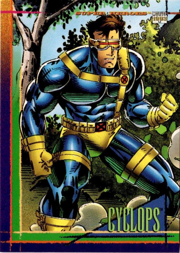 1993 SkyBox Marvel Universe #115 Cyclops
