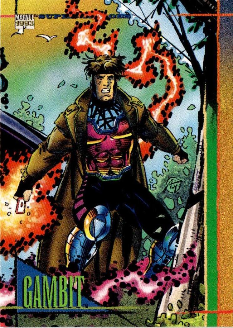 1993 SkyBox Marvel Universe #114 Gambit