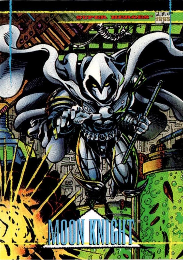 1993 SkyBox Marvel Universe #2 Moon Knight