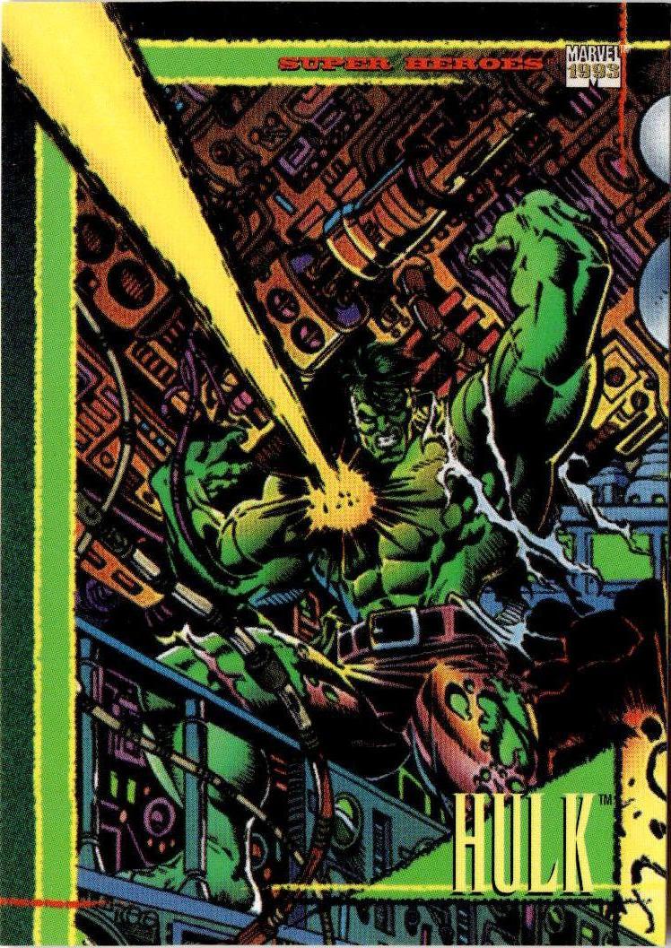 1993 SkyBox Marvel Universe #1 Hulk