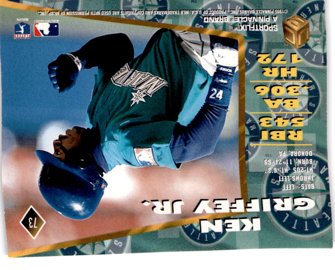 1995 Sportflix UC3 #73 Ken Griffey Jr.