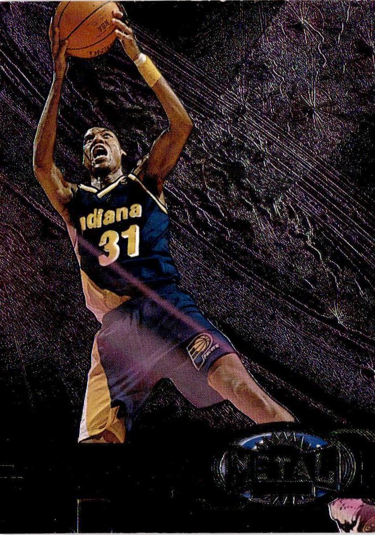 1997-98 Metal Universe #98 Reggie Miller