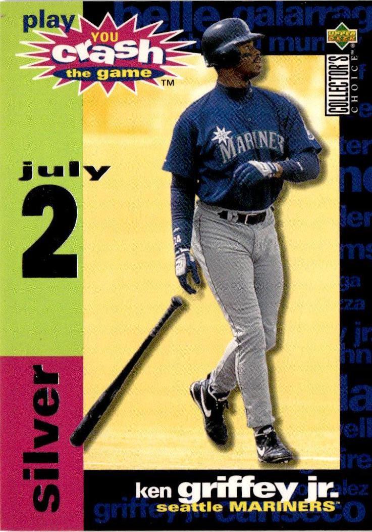 1995 Collector's Choice #CG8a Ken Griffey Jr. You Crash the Game Silver