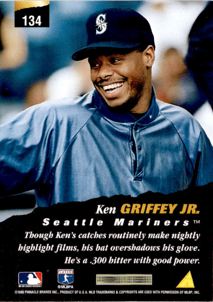 1996 Pinnacle #134 Ken Griffey Jr.