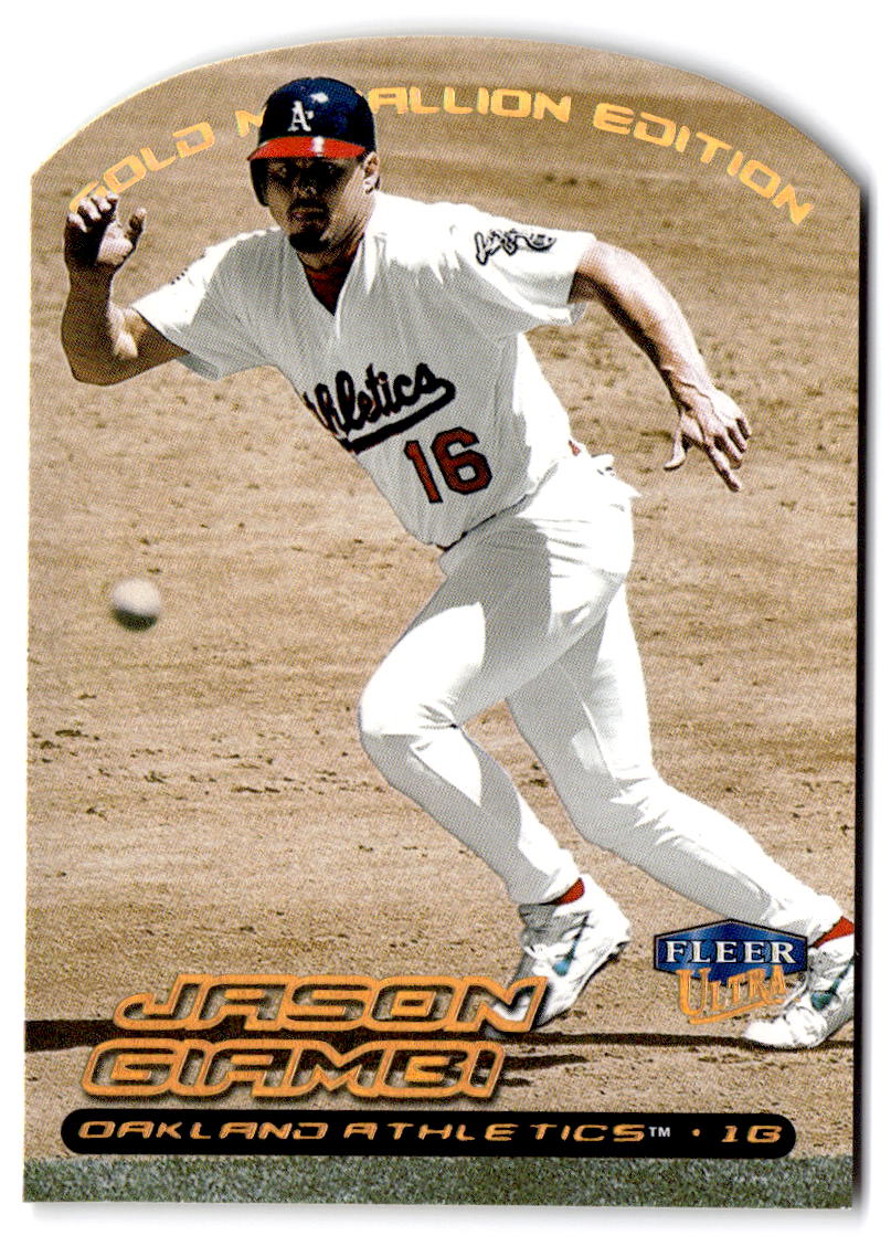 2000 Ultra #142G Jason Giambi Gold Medallion