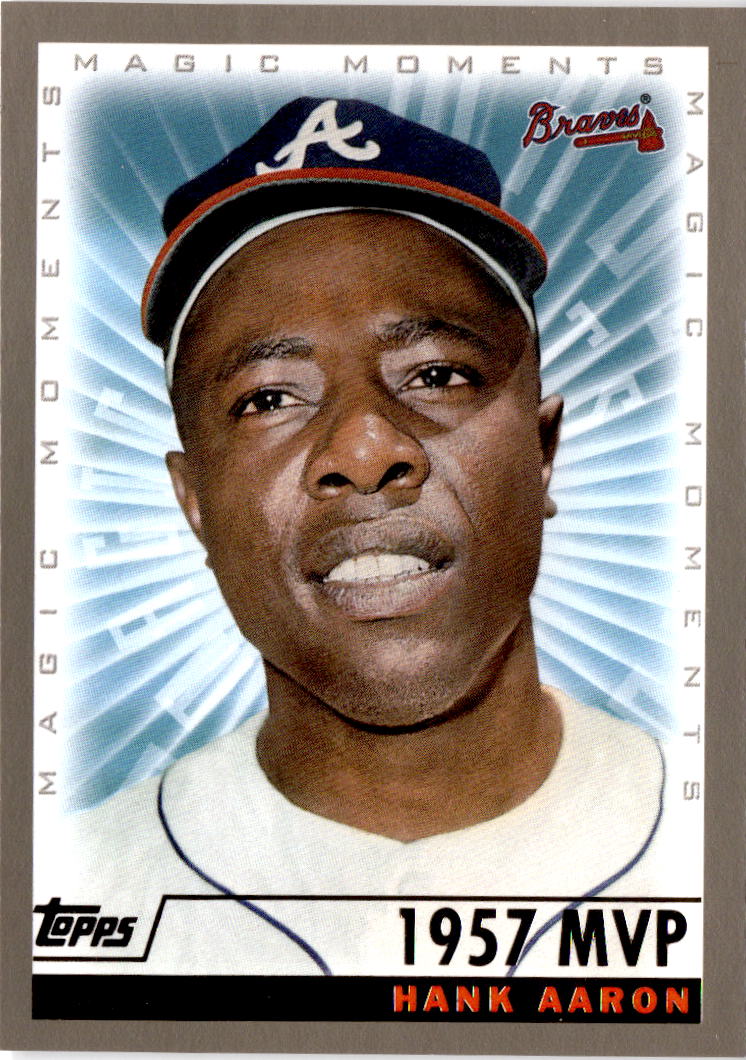 2000 Topps #237b Hank Aaron Limited : 1957 MVP