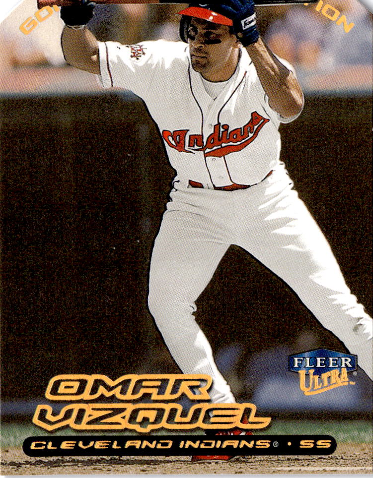 2000 Ultra #203G Omar Vizquel Gold Medallion