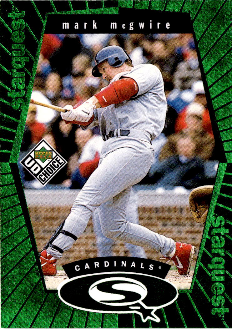 1999 UD Choice #SQ22 Mark McGwire StarQuest Green