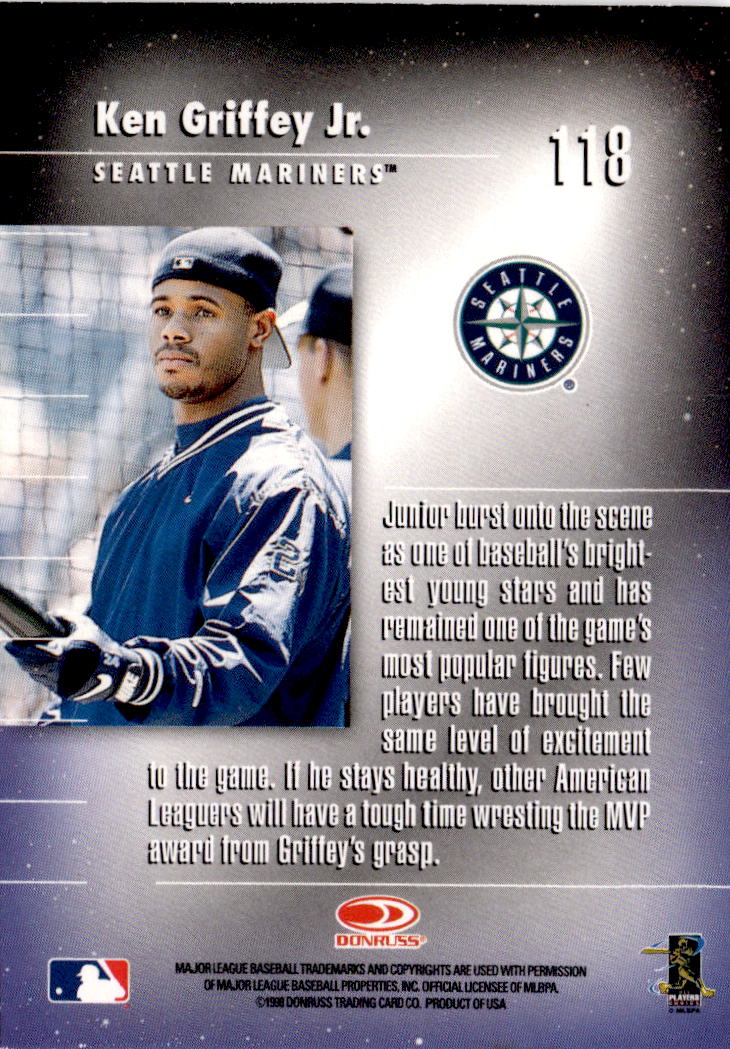 1998 Donruss Elite #118 Ken Griffey Jr.