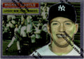 1996 Topps #6 Mickey Mantle Commemorative Reprints Finest : Gray Back