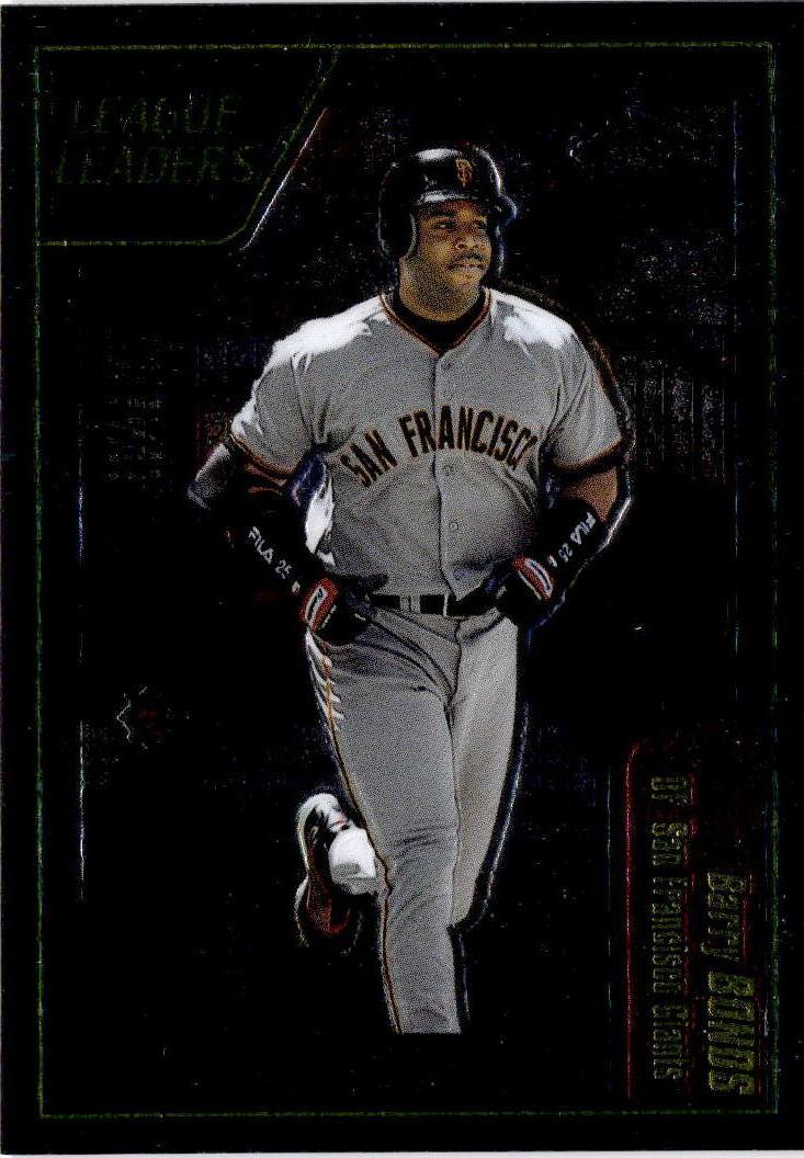 2001 Topps Chrome #320 Barry Bonds / Jason Giambi