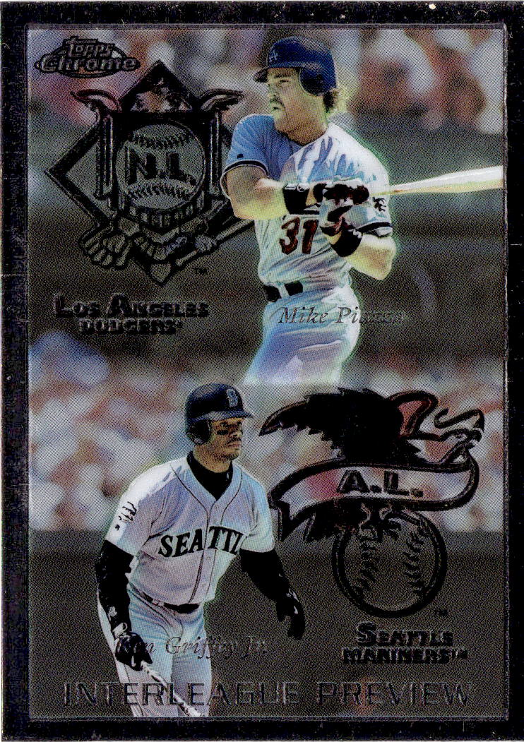 1998 Topps Chrome #479 Mike Piazza / Ken Griffey Jr.