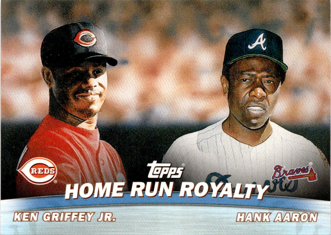 2001 Topps #TC9 Home Run Royalty (Ken Griffey Jr. / Hank Aaron) Combos