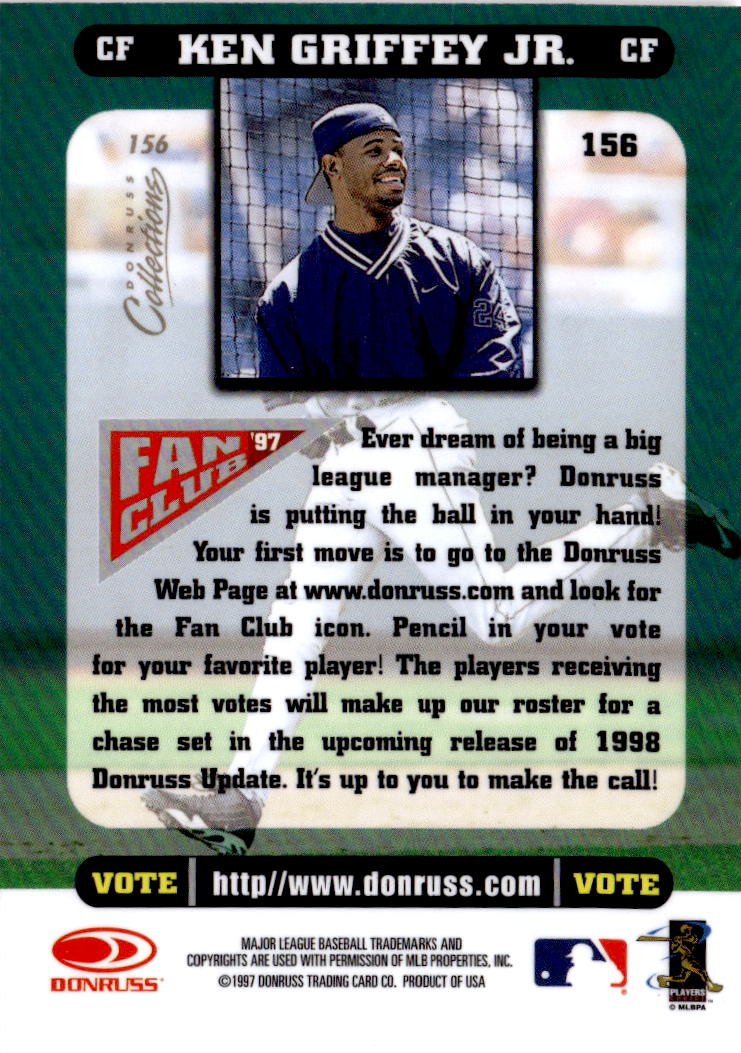 1998 Donruss Collections Donruss #156 Ken Griffey Jr.