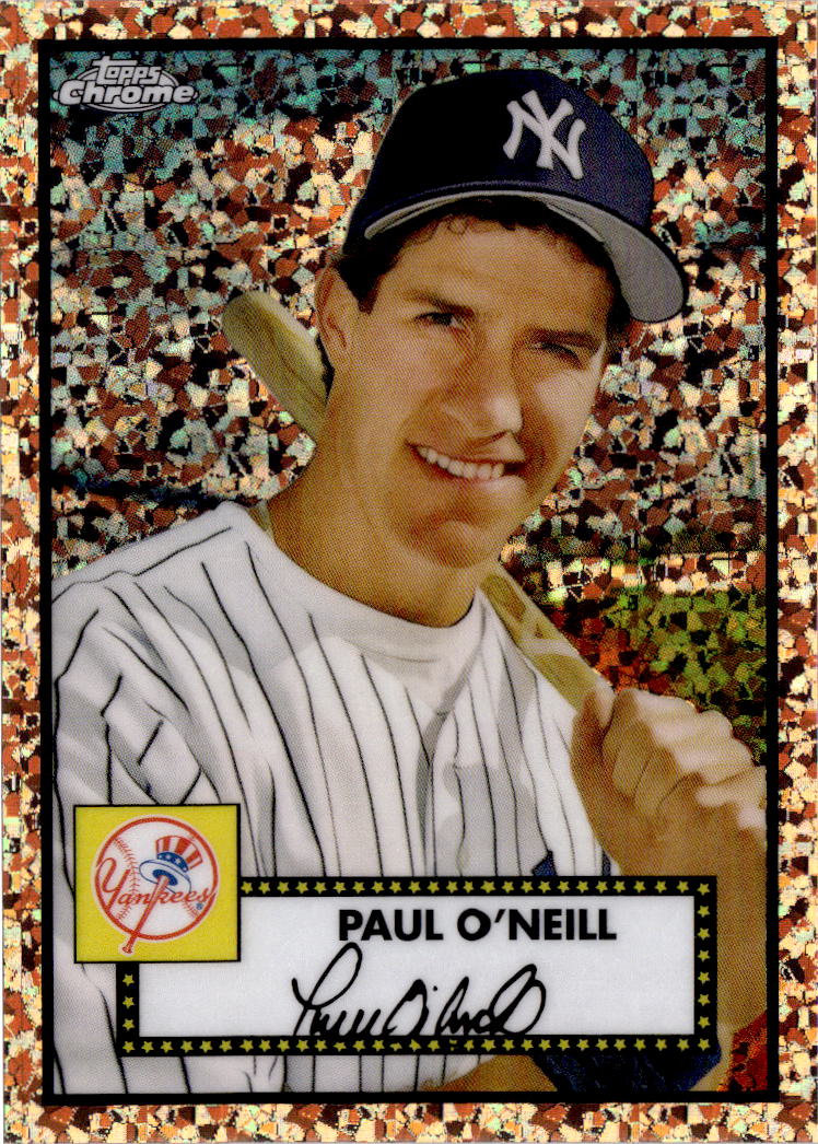 2021 Topps Chrome Platinum Anniversary #51 Paul O'Neill Rose Gold Refractor #/75