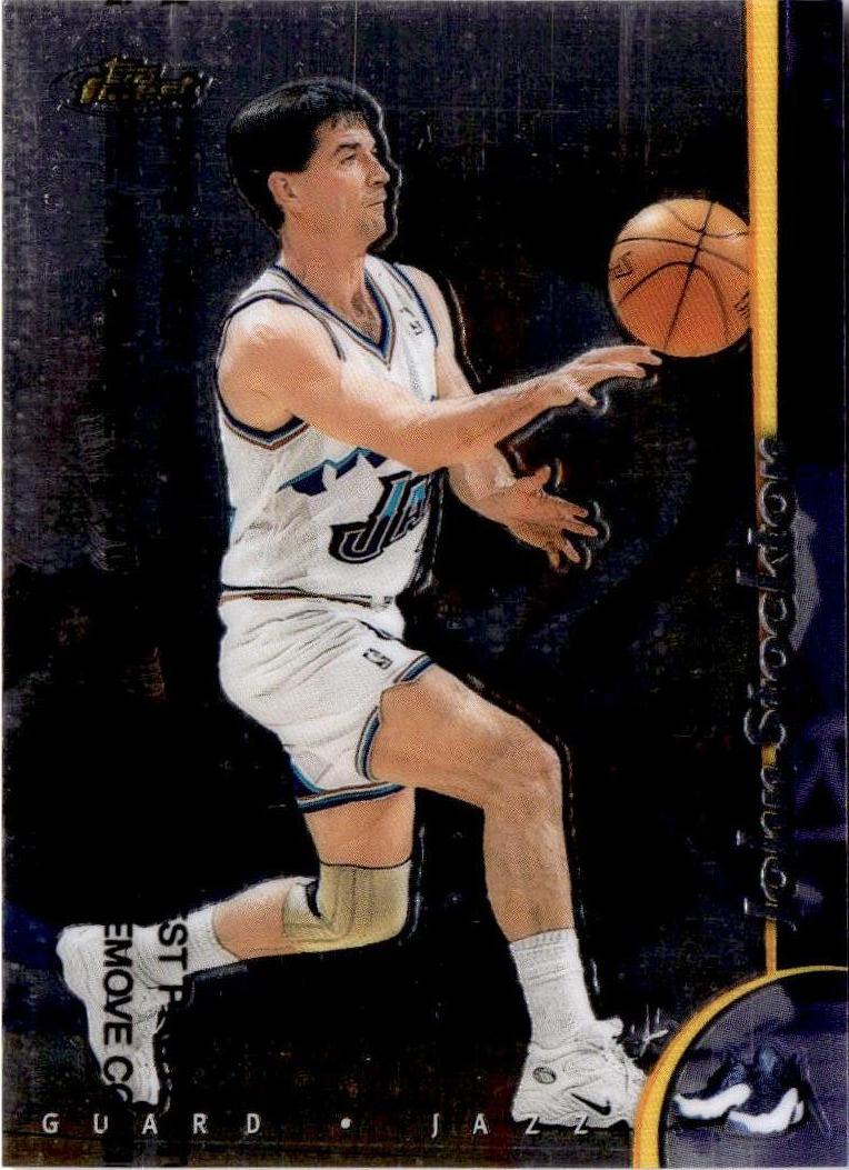 1998-99 Finest #33 John Stockton
