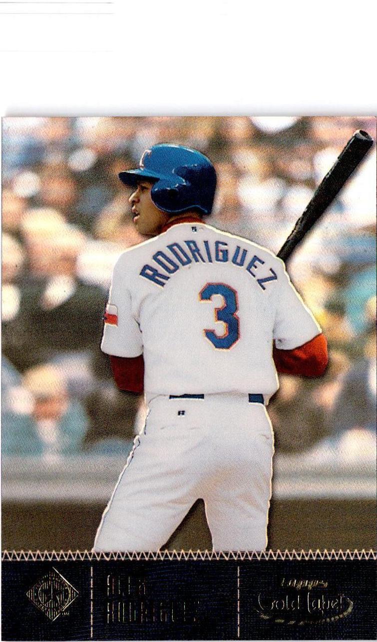 2001 Topps Gold Label #5 Alex Rodriguez