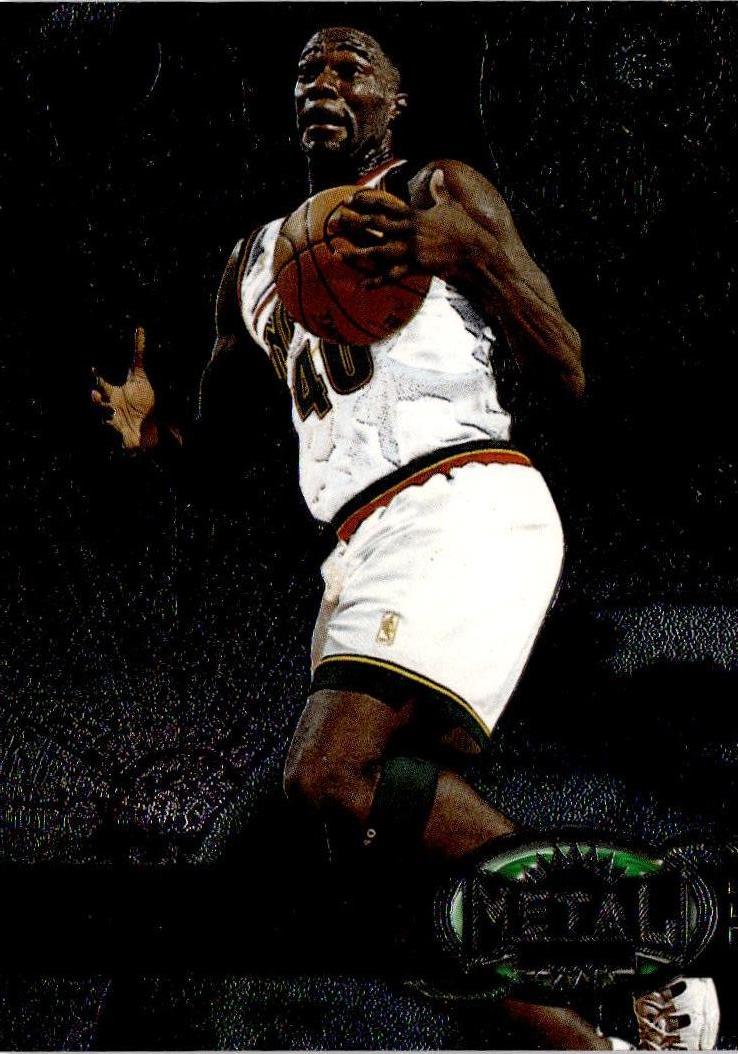 1997-98 Metal Universe #67 Shawn Kemp Reebok Gold