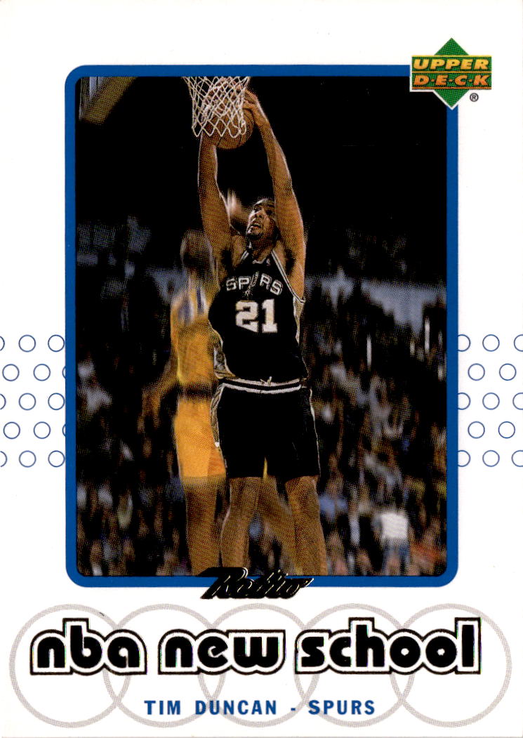 1999-00 Upper Deck Retro #S25 Tim Duncan Old School/New School