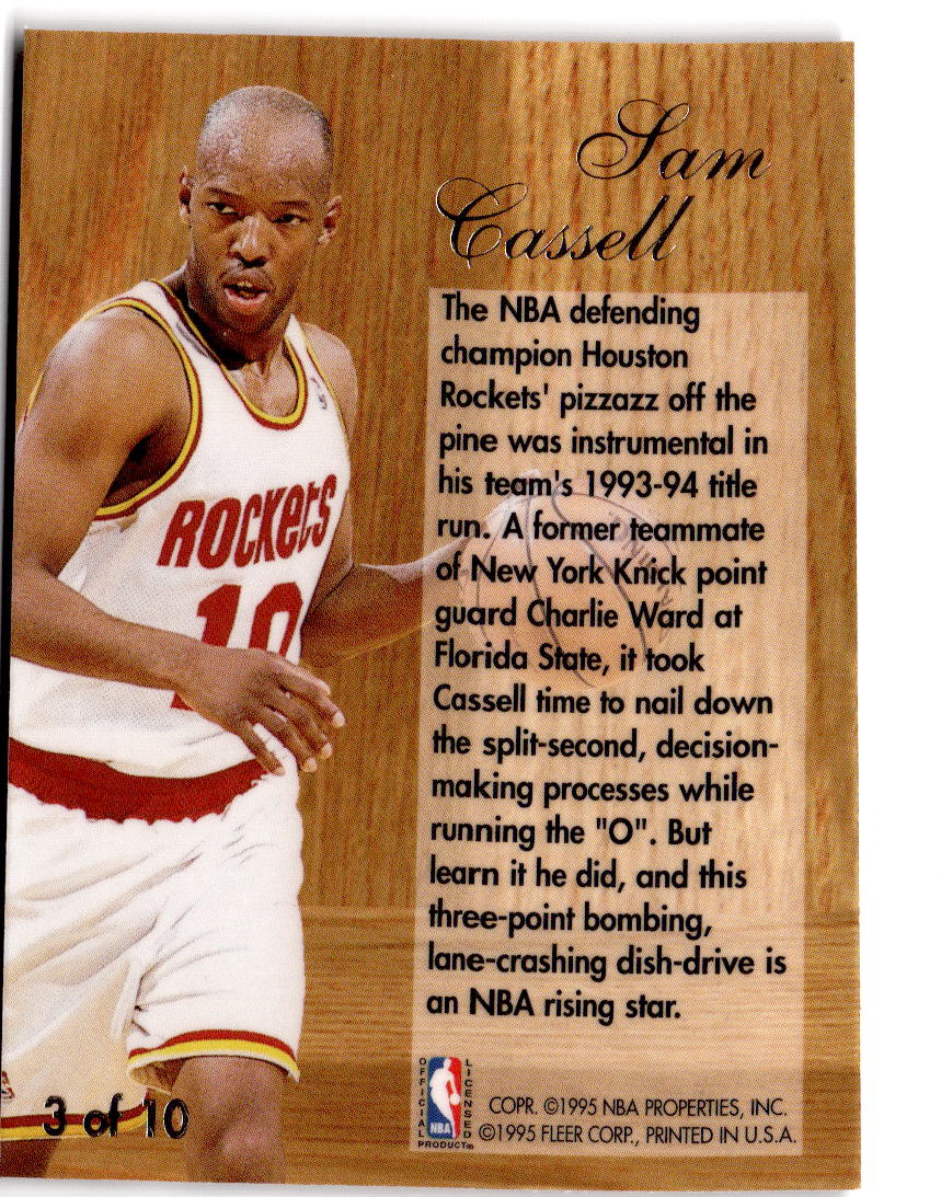 1994-95 Flair #3 Sam Cassell Play Maker