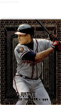 1995 Topps Embossed #101 David Justice