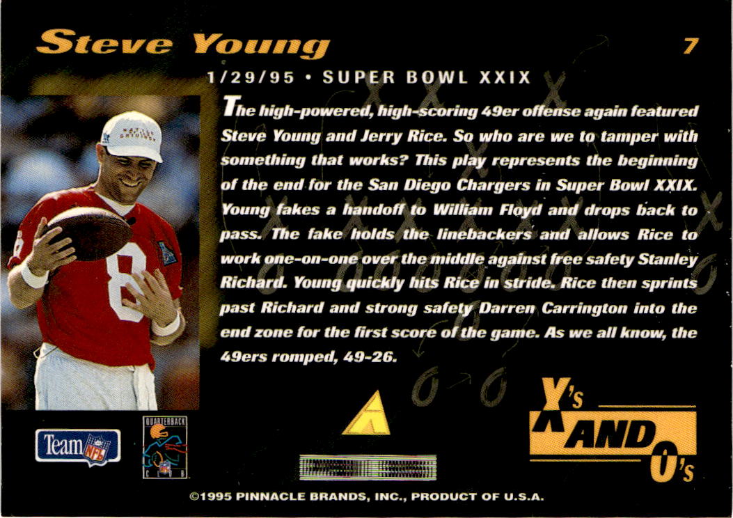 1995 Pinnacle Club Collection #7 Steve Young